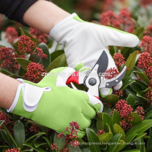 Hot Sell Women's Garden Safety Work Glove, Hand Protection Pigskin Leather Gardening Gloves, Fashionable Ladies Garden Glove